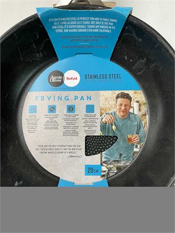 Poêles Tefal Jamie Oliver 20 cm en acier inoxydable – lot de 2