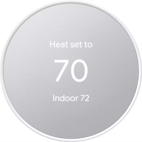 QUINCAILLERIE MANQUANTE - Thermostat Wi-Fi programmable Google Nest blanc