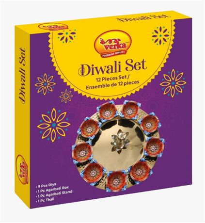 Ens. Verka Diwali 12 pièces