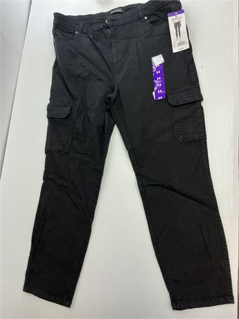 Jeans cargo noir femme BUFFALO gr.14