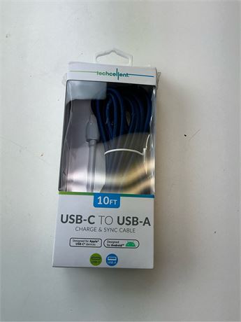 Câble USB-C vers USB-A charge/sync