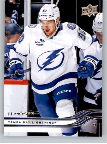 Carte de hockey Upper Deck 2025-26 J.J. Moser Lightning