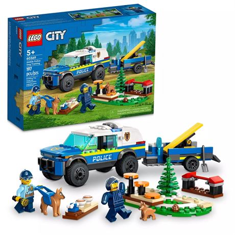 LEGO City Unité mobile dressage chien policier 60369