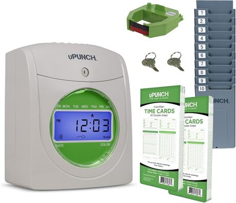 Horodateur uPunch HN1500 ensemble de départ PME (anglais)