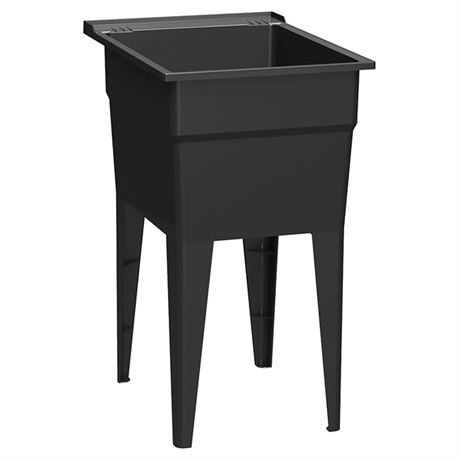 Cuve lavage étroite Technoform noire