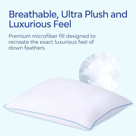 Oreiller à eau alternative duvet Mediflow Elite ajustable