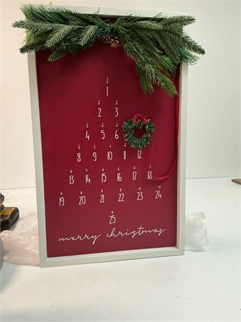 Cadre de compte à rebours de Noël