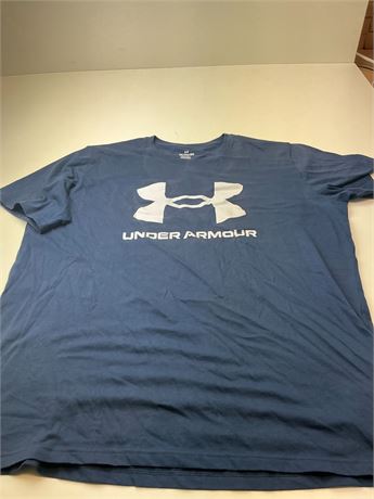 T-shirt Under Armour bleu marine 2XL