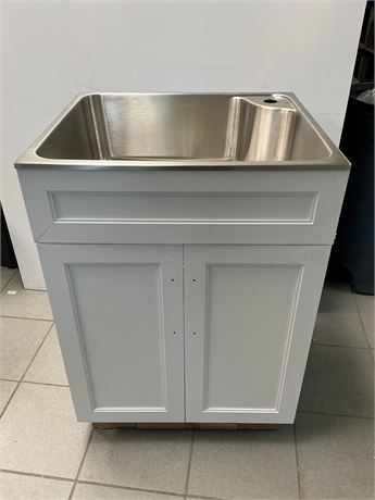 Évier utilitaire Glacier Bay 24 x 22 x 35 po (sans robinet)