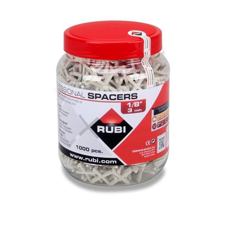 Pq 1000 - écarteurs pour carreaux 1/8 po