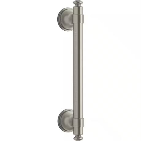 Barre d'appui Carmichael 9 po nickel brossé vibrant