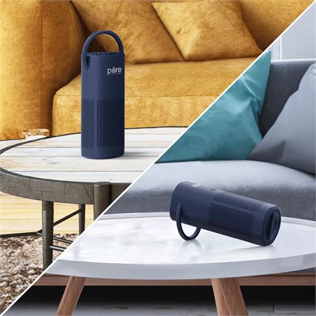 Purificateur d'air Pure Enrichment True HEPA petit et portable en dépl.