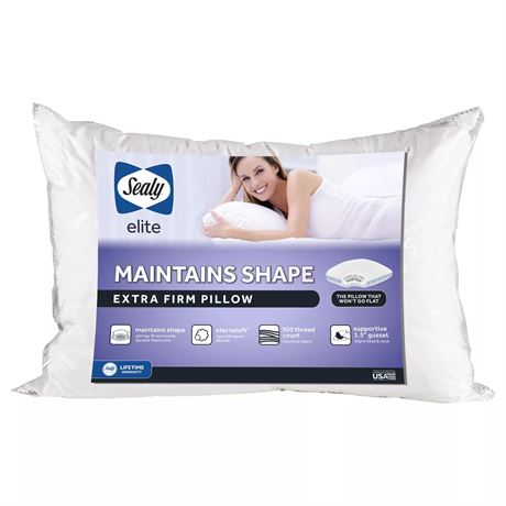 Oreiller Sealy Elite extra ferme conserve forme noyau mousse