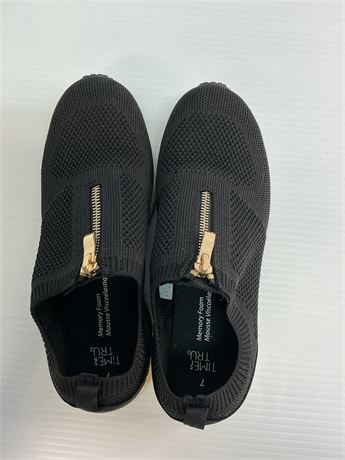 Souliers noir et or femme Time and Tru gr.7