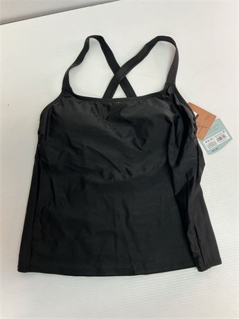Haut tankini dos croisé femmes Shade & Shore noir M