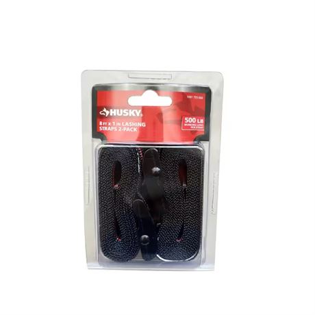 Sangles d’arrimage 8 pi x 1 po lot de 2