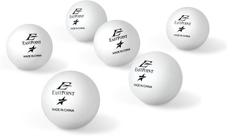 Balles de tennis de table EastPoint lot incomplet