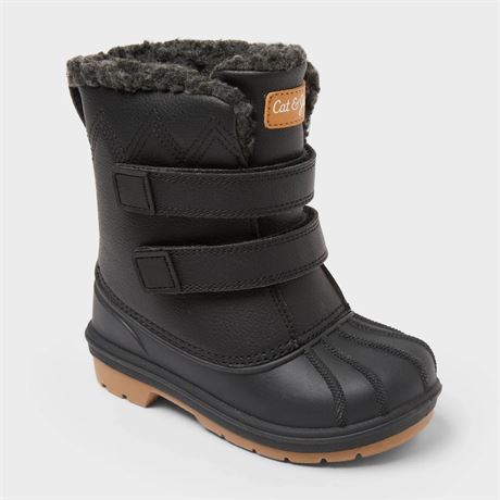 Bottes hiver imperméables Denver tout-petits Cat & Jack noir 7T