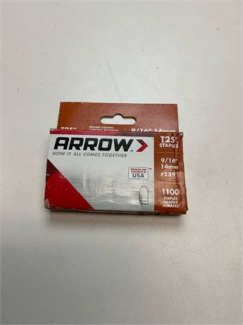 Agrafes Arrow T25 lot de 1100