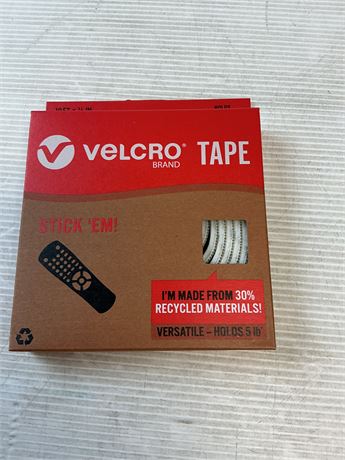 Ruban Velcro blanc écologique 10 pi x 7/8 po