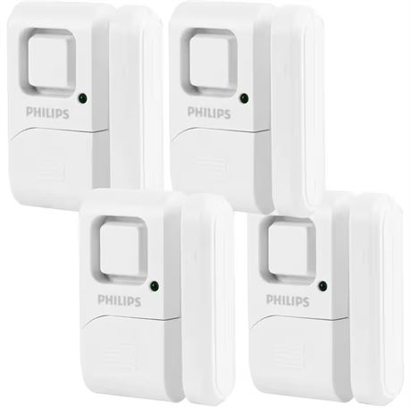Alarme magnétique sans fil pour porte ou fenêtre lot de 4