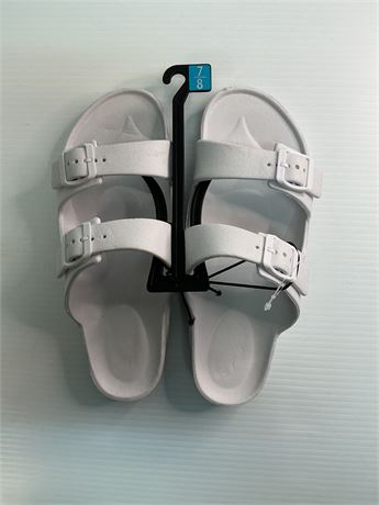 Sandales blanches femme 7-8