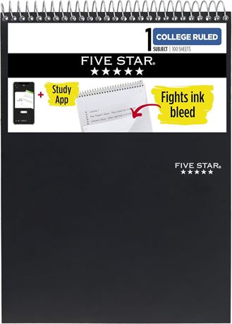 Cahier Five Star spirale 1 sujet