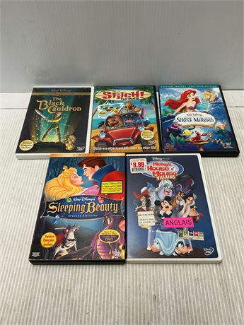 Paquet de 5 films DISNEY