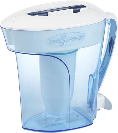 Pichet filtre à eau ZeroWater 10 tasses 5 étapes 0 TDS amélioration eau