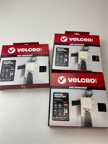 Ruban Velcro industriel 3 pcs