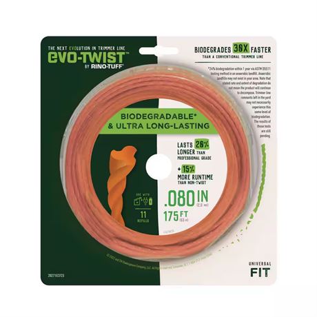 Fil de coupe universel Evo-Twist 0,080 po x 175 pi