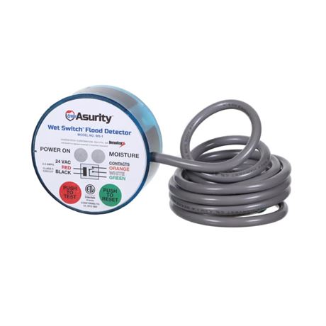Alarme de détection de fuite d'eau Asurity Wet Switch