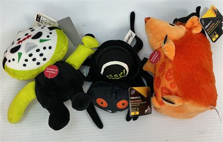 Ens. 3 jouets pour chien Halloween avec couineur et balle de tennis