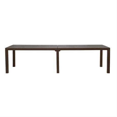 Grande table à manger fini imitation bois 115,7 x 34,6 po
