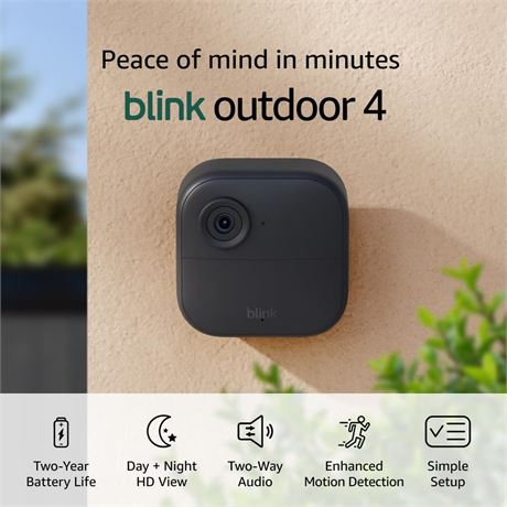 Caméra de sécurité sans fil Blink Outdoor 4