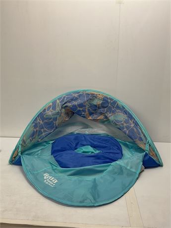 Siège flottant bébé école de natation Aqua avec auvent