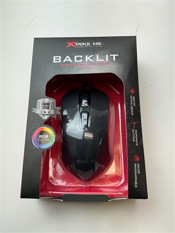 Souris gaming Xtrike Me rétroéclairée