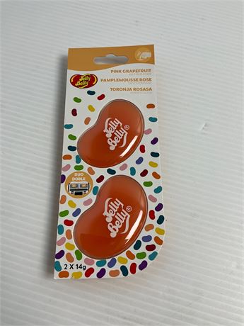 Désodorisants auto Jelly Belly pamplemousse rose