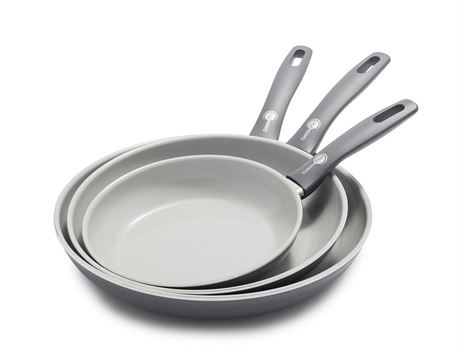 Ens. 3 pcs - poêles GreenPan Dover sans PFAS