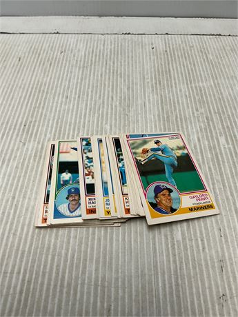 Lot de 25 cartes baseball O-Pee-Chee années 1980 variées