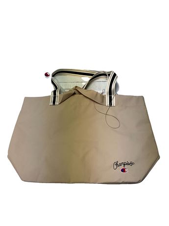 Sac fourre-tout Champion crème avec poignée crème - neuf