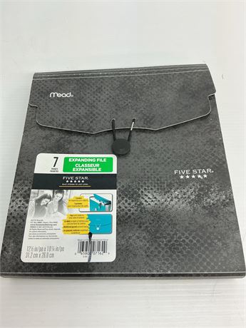 Pochette extensible Five Star 7 compartiments