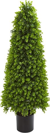 SANS POT - Topiaire eucalyptus artificiel 4 pi Nearly Natural