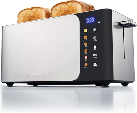 Grille-pain Elite Gourmet ECT5924D SmartToast 4 tranches 1370 W