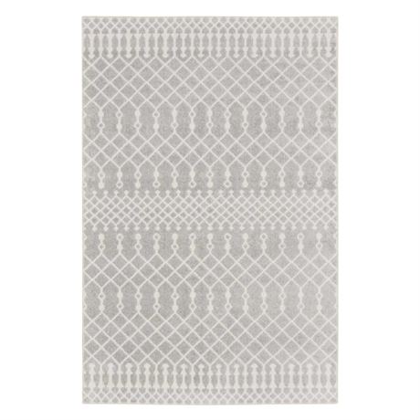 Tapis intérieur 3,3 pi x 5 pi lavable Nourison Astra marocain