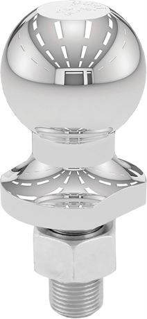 Boule d’attelage chromée 1-7/8 po 2000 lb