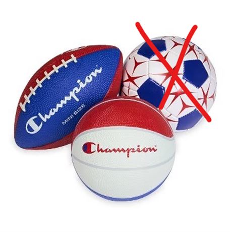BALLON DE SOCCER MANQUANT - ensembles de ballons gonflables Champion