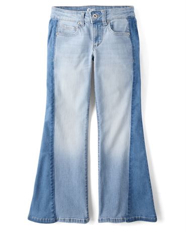 Jeans évasés amples préados filles Sugar and Jade taille 12 bleu coton