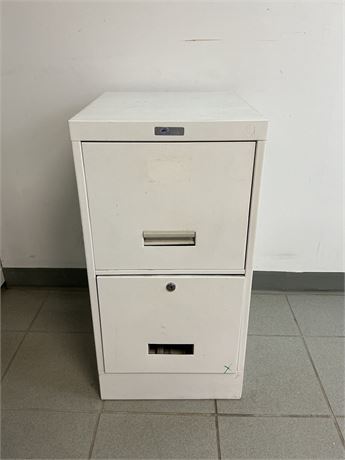 Classeur métal blanc Commander