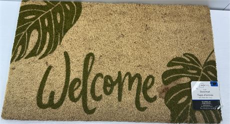 Paillasson en fibre de coco Mainstays Welcome 18 x 30 po